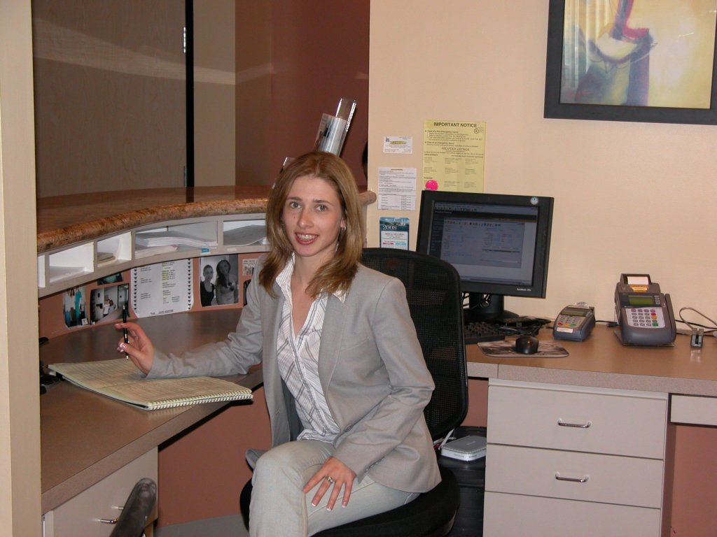 front desk staff member